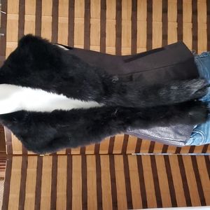 NWT! WHBM fur shearling vest